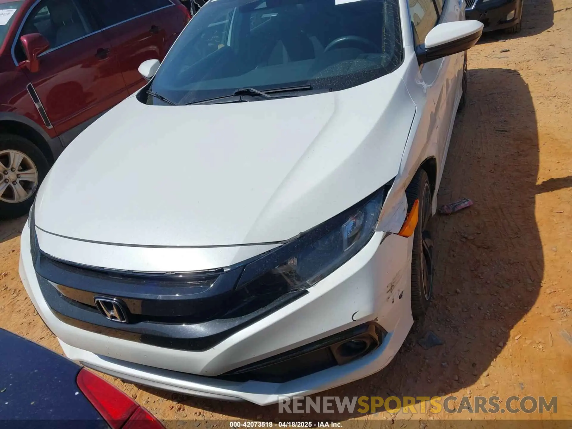 12 Photograph of a damaged car 2HGFC2F8XLH504597 HONDA CIVIC 2020