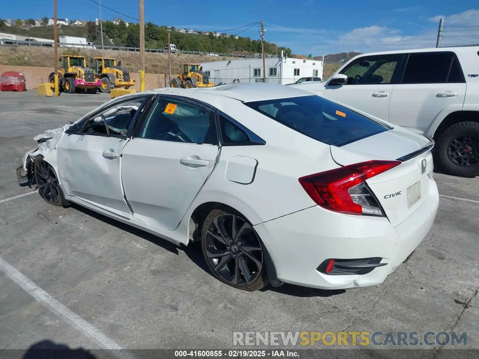 3 Фотография поврежденного автомобиля 2HGFC2F8XLH524641 HONDA CIVIC 2020