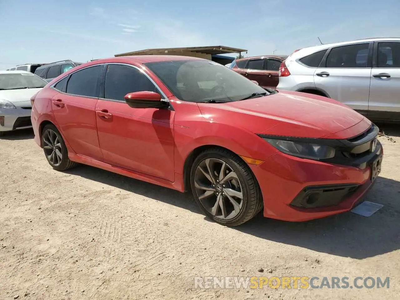 4 Фотография поврежденного автомобиля 2HGFC2F8XLH524915 HONDA CIVIC 2020