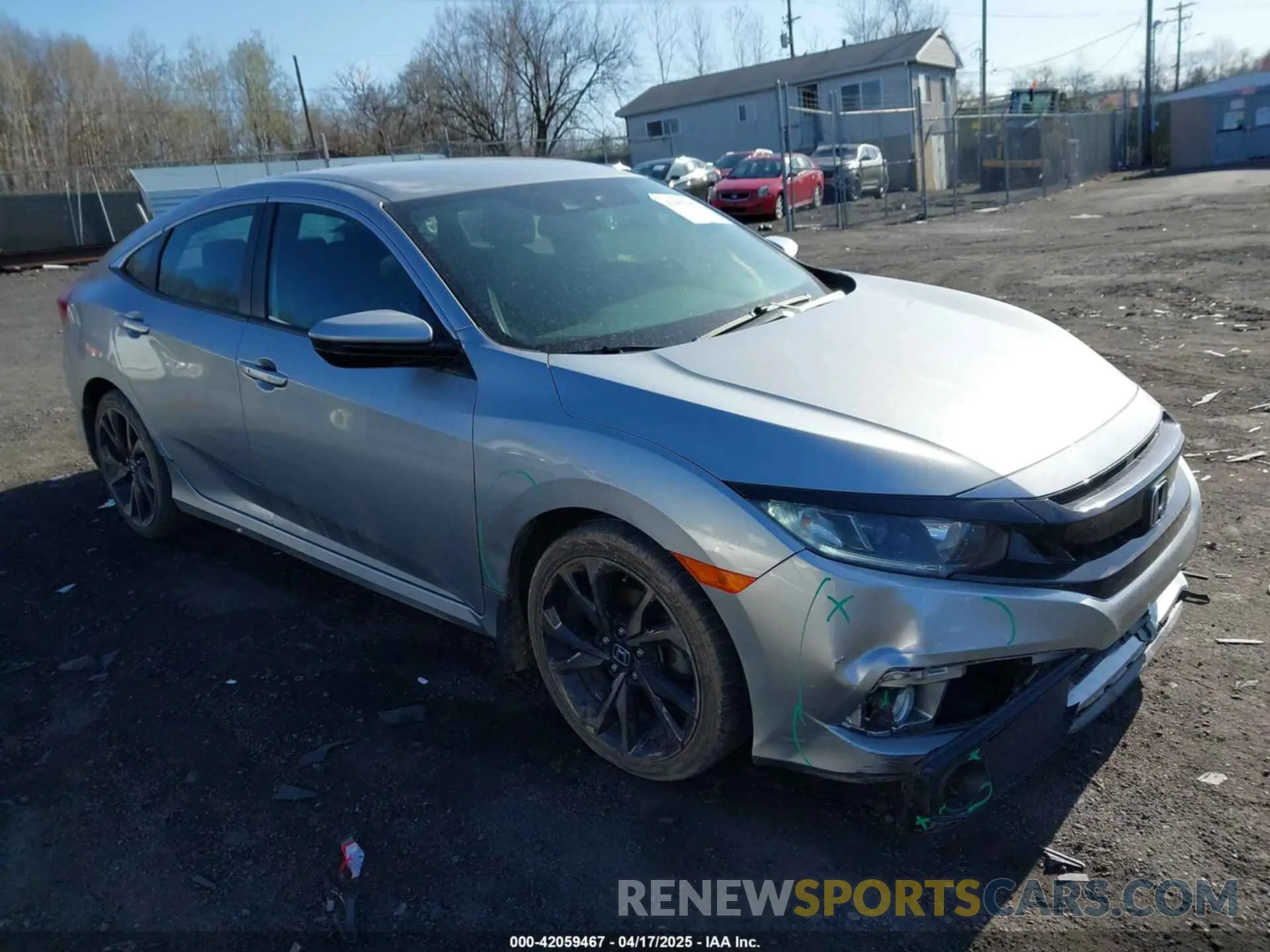 1 Фотография поврежденного автомобиля 2HGFC2F8XLH549040 HONDA CIVIC 2020