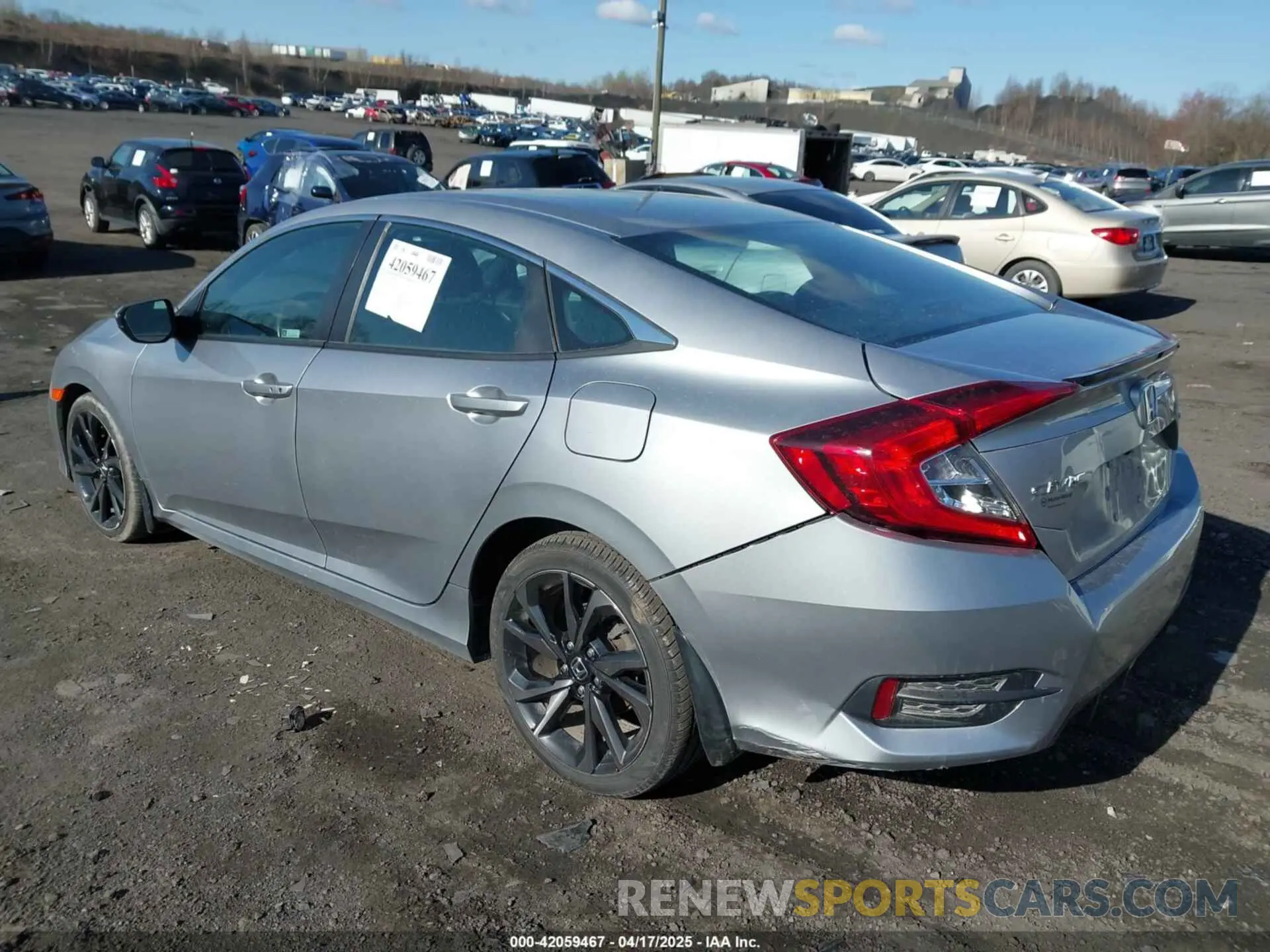 3 Фотография поврежденного автомобиля 2HGFC2F8XLH549040 HONDA CIVIC 2020