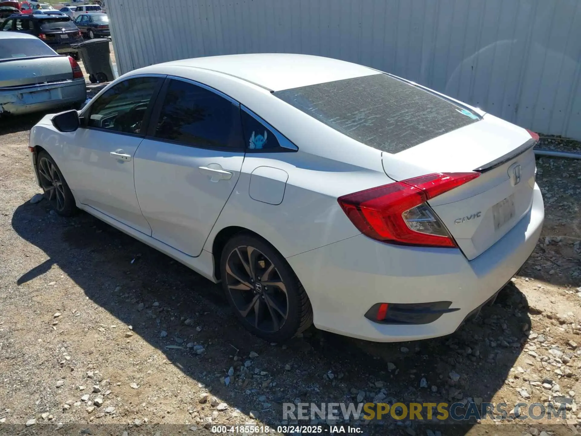 3 Photograph of a damaged car 2HGFC2F8XLH570437 HONDA CIVIC 2020
