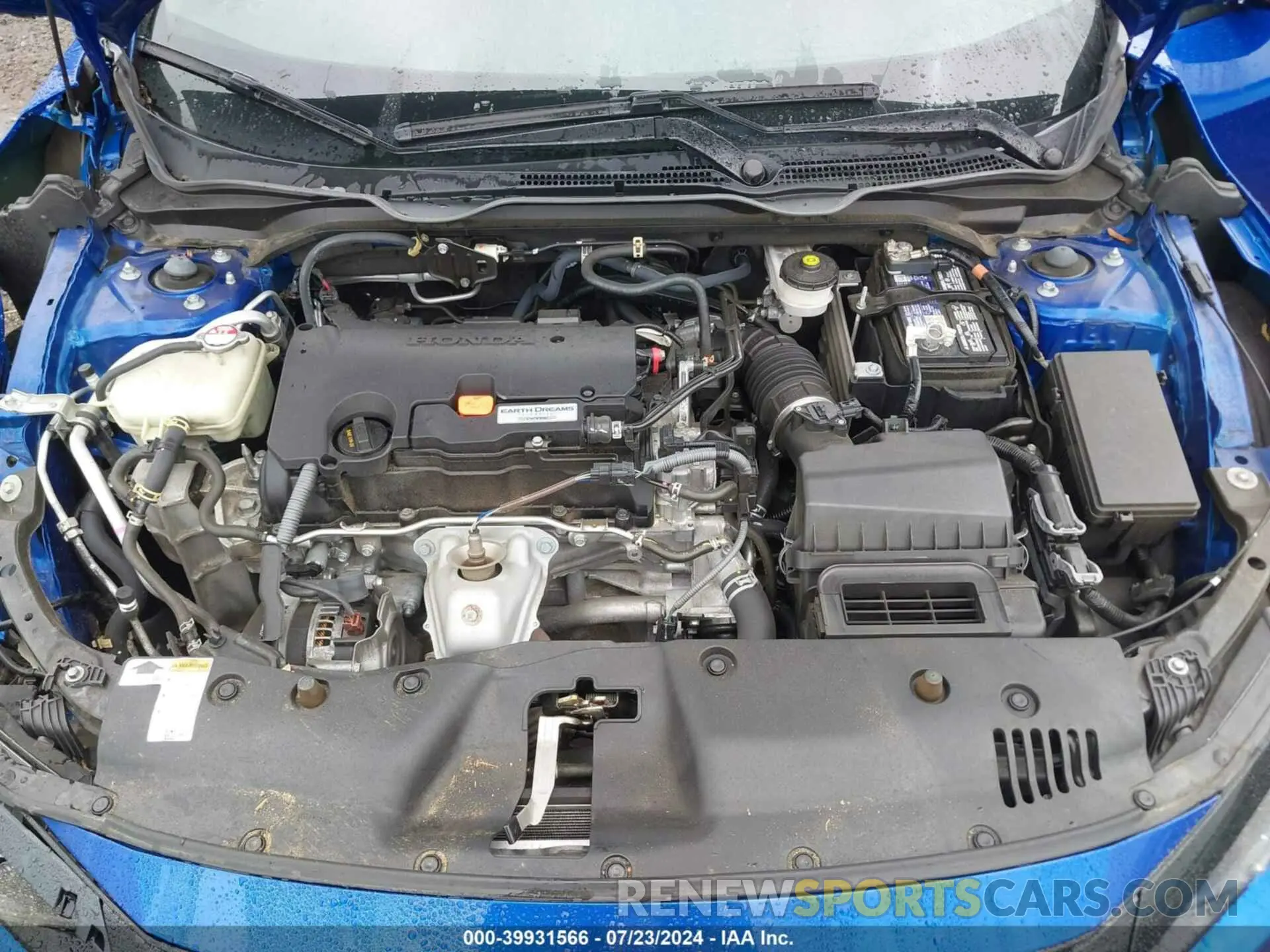 10 Photograph of a damaged car 2HGFC2F8XLH574648 HONDA CIVIC 2020