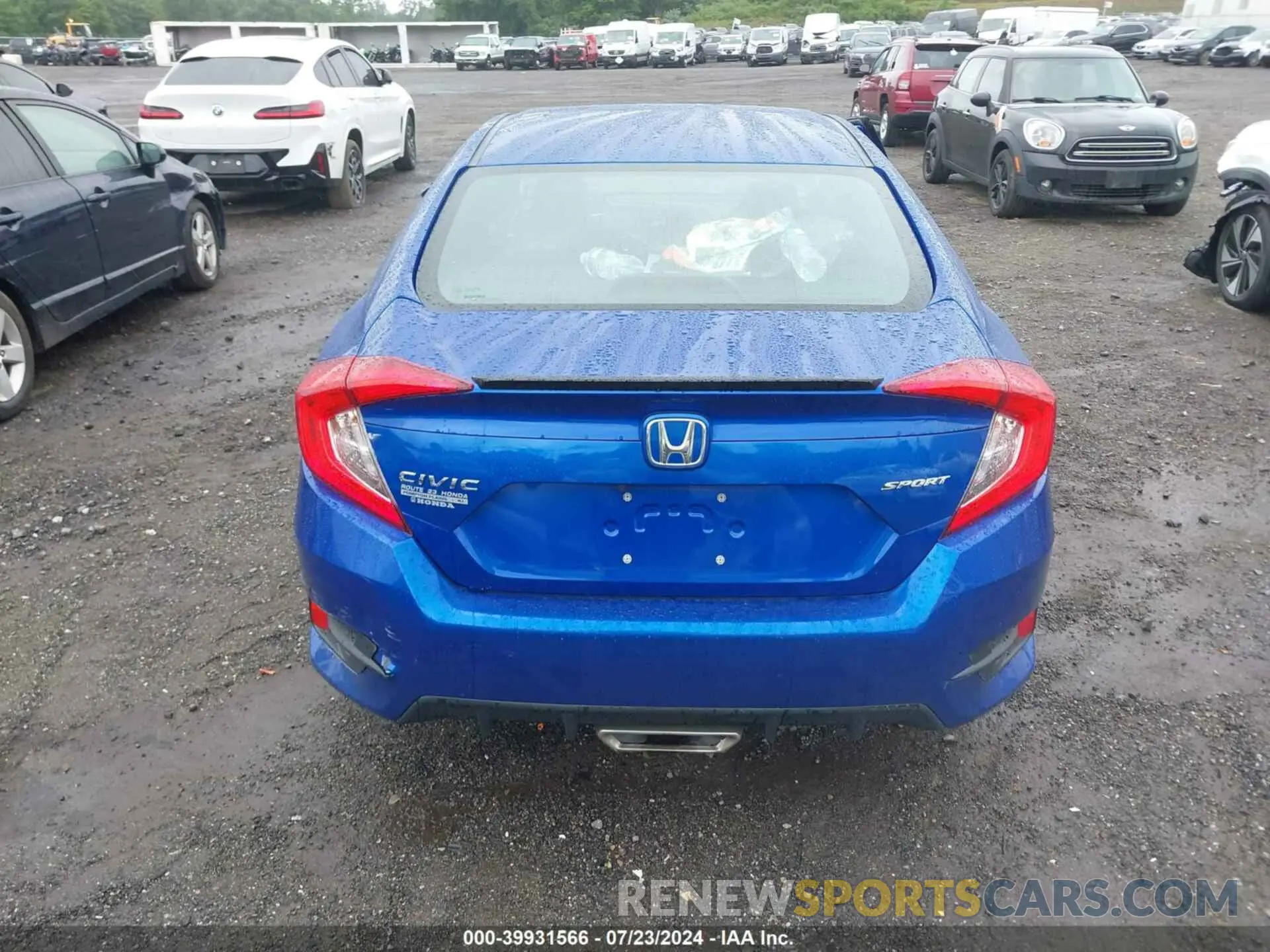 16 Photograph of a damaged car 2HGFC2F8XLH574648 HONDA CIVIC 2020