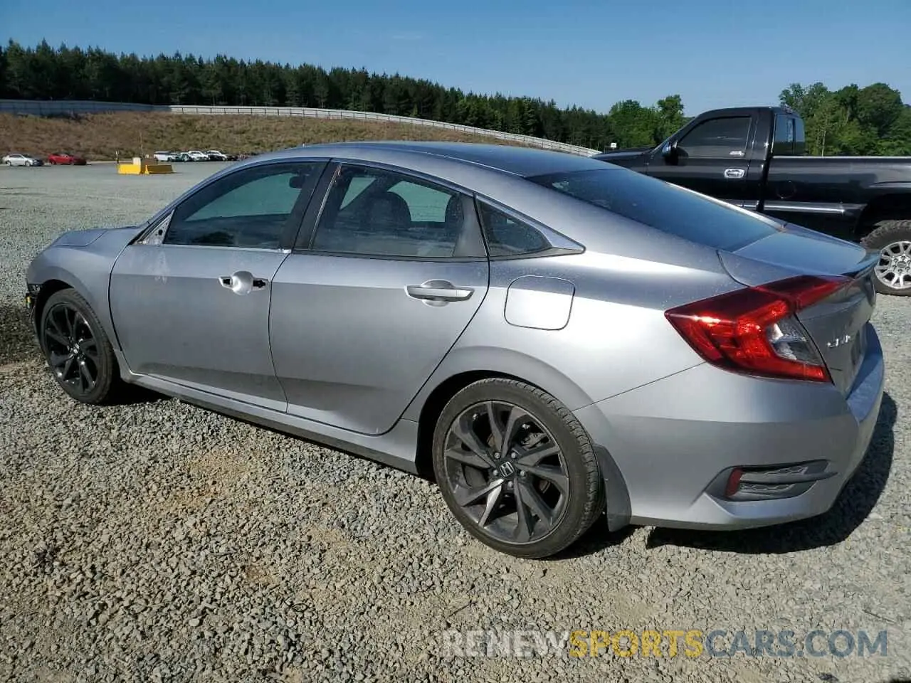 2 Photograph of a damaged car 2HGFC2F8XLH596892 HONDA CIVIC 2020