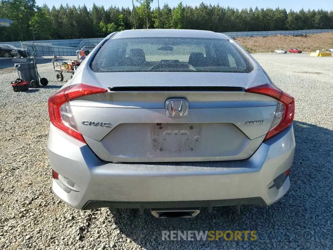 6 Photograph of a damaged car 2HGFC2F8XLH596892 HONDA CIVIC 2020