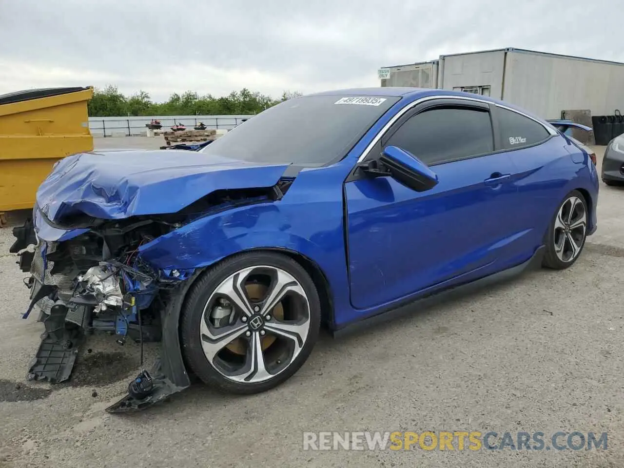 1 Photograph of a damaged car 2HGFC3A58LH754049 HONDA CIVIC 2020