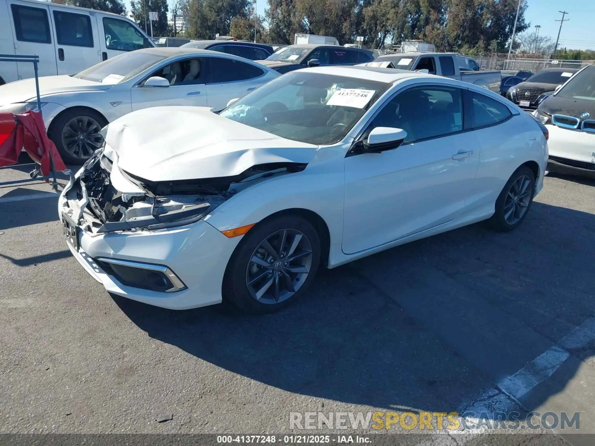 2 Photograph of a damaged car 2HGFC3B37LH353220 HONDA CIVIC 2020