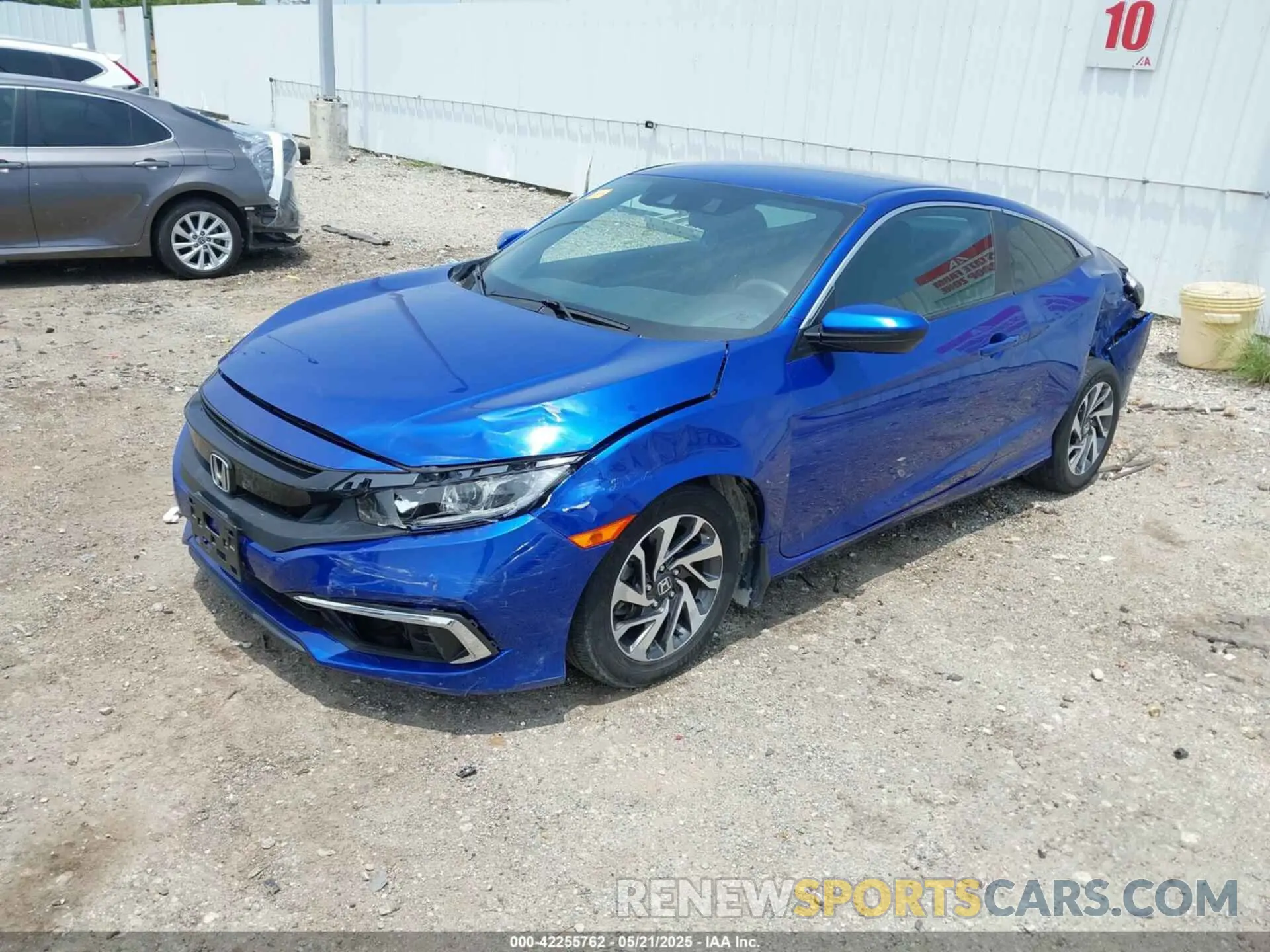 2 Фотография поврежденного автомобиля 2HGFC4B67LH302896 HONDA CIVIC 2020