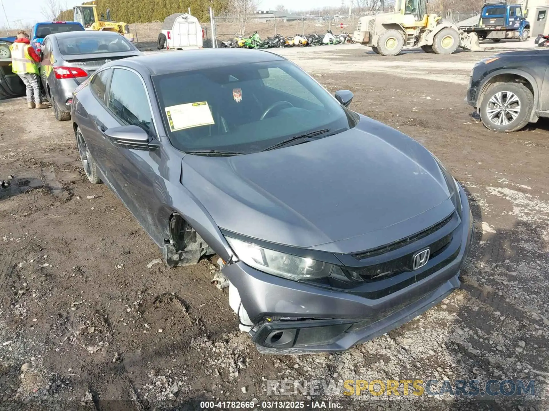 1 Photograph of a damaged car 2HGFC4B80LH302143 HONDA CIVIC 2020