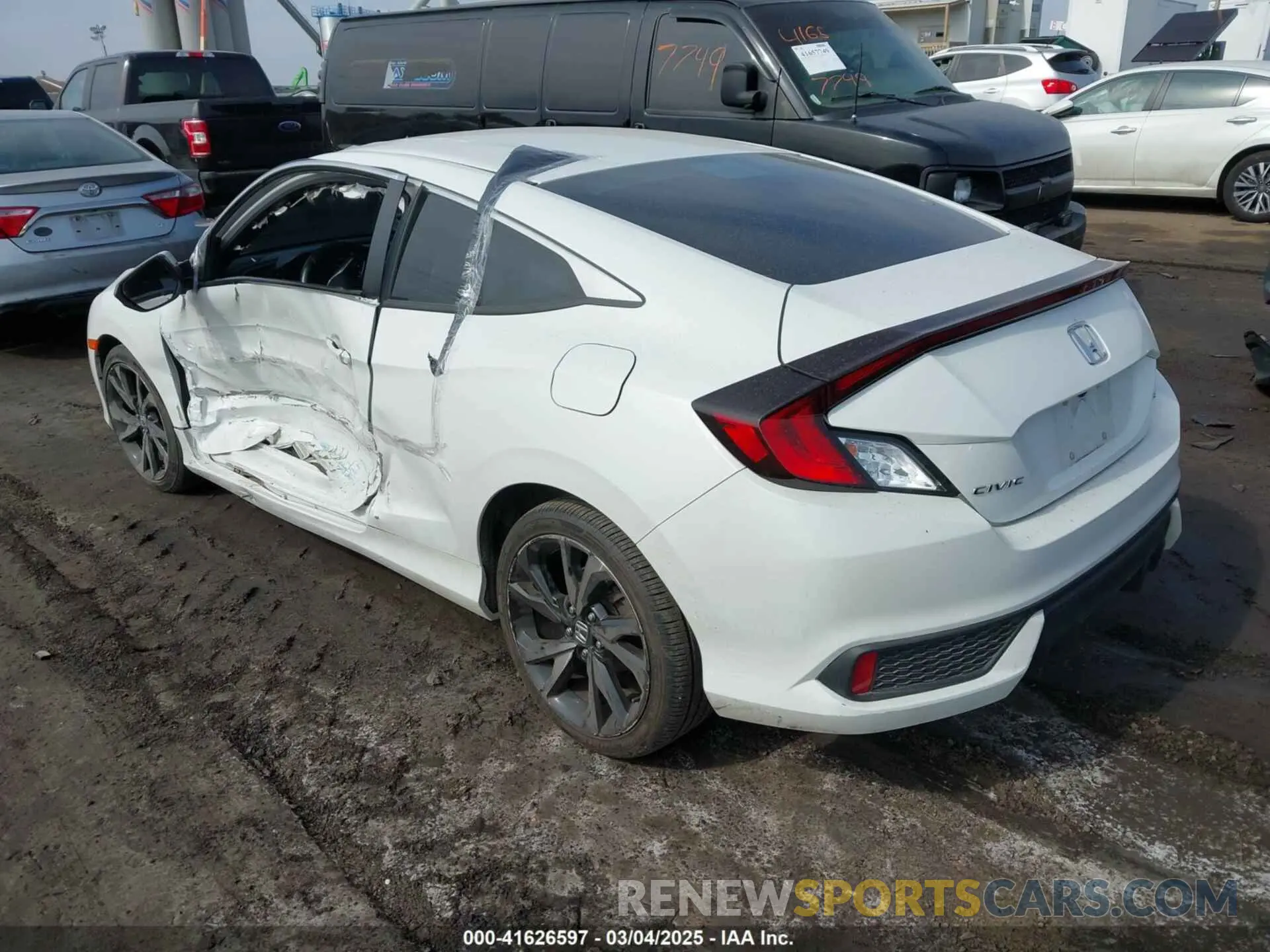 3 Фотография поврежденного автомобиля 2HGFC4B8XLH300223 HONDA CIVIC 2020