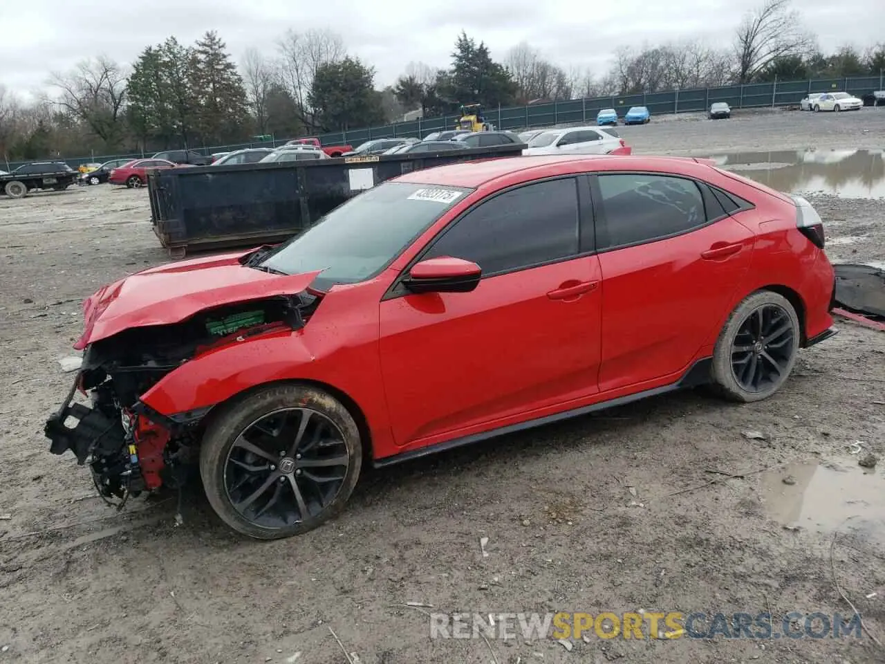1 Photograph of a damaged car SHHFK7G4XLU201978 HONDA CIVIC 2020