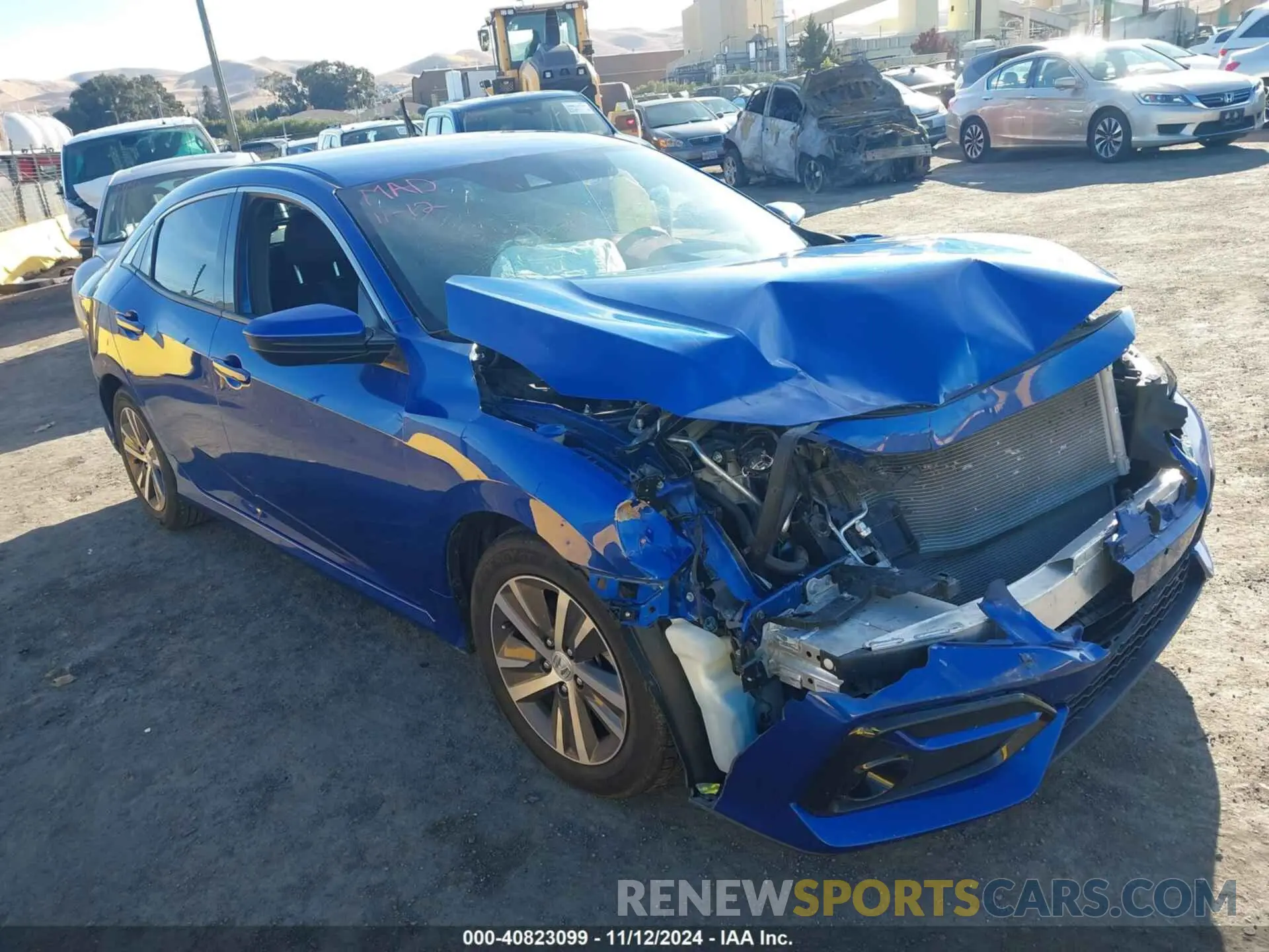 1 Photograph of a damaged car SHHFK7H37LU400363 HONDA CIVIC 2020