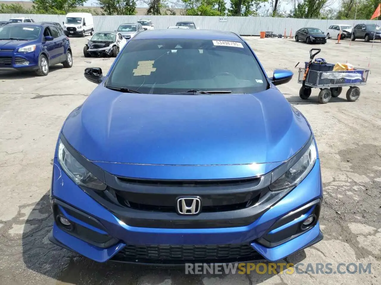 5 Фотография поврежденного автомобиля SHHFK7H41LU203570 HONDA CIVIC 2020