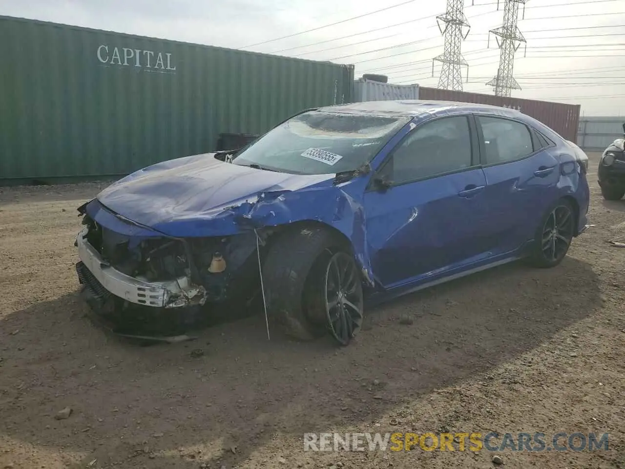 1 Photograph of a damaged car SHHFK7H41LU219901 HONDA CIVIC 2020