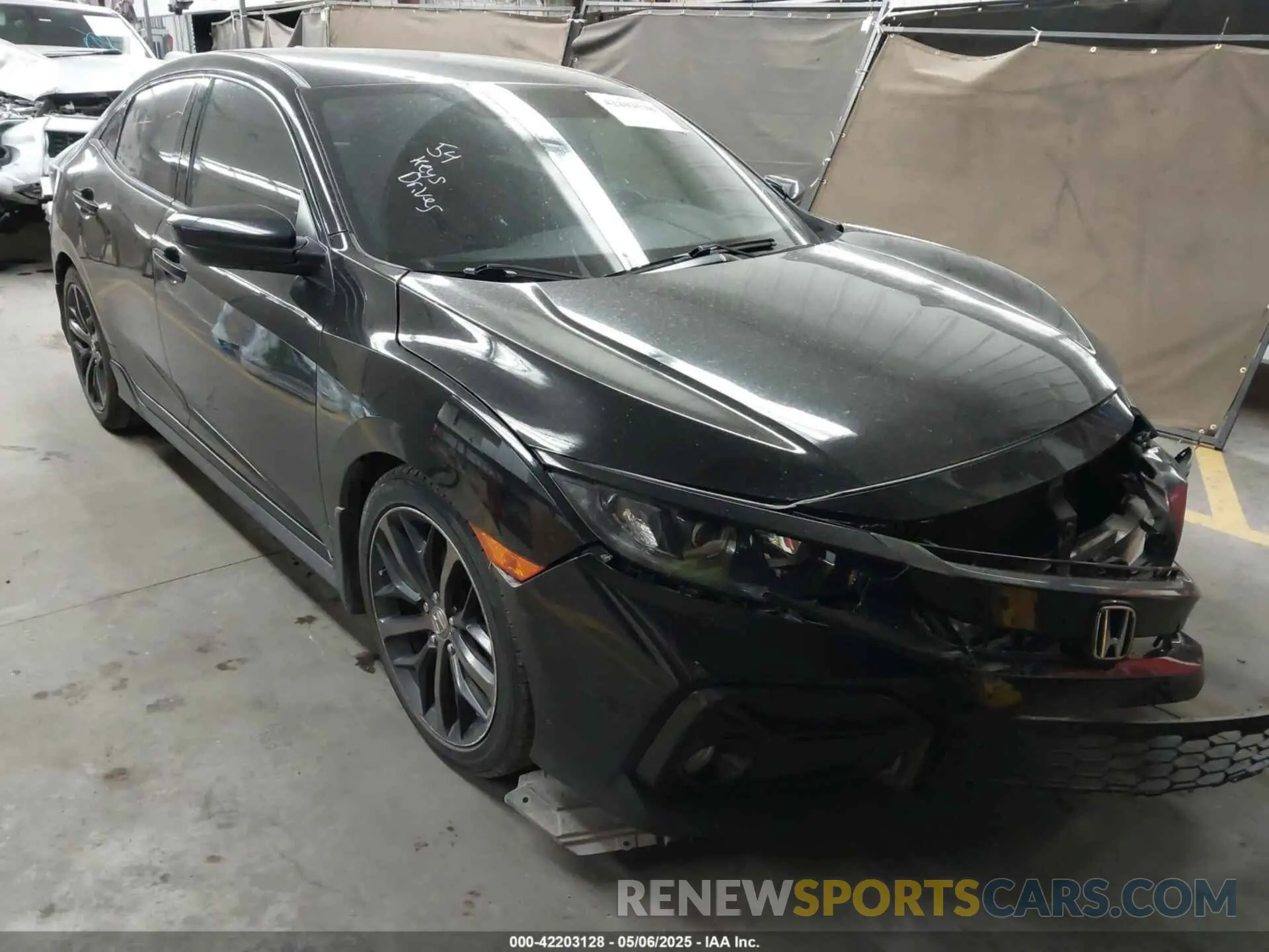 1 Photograph of a damaged car SHHFK7H43LU221147 HONDA CIVIC 2020