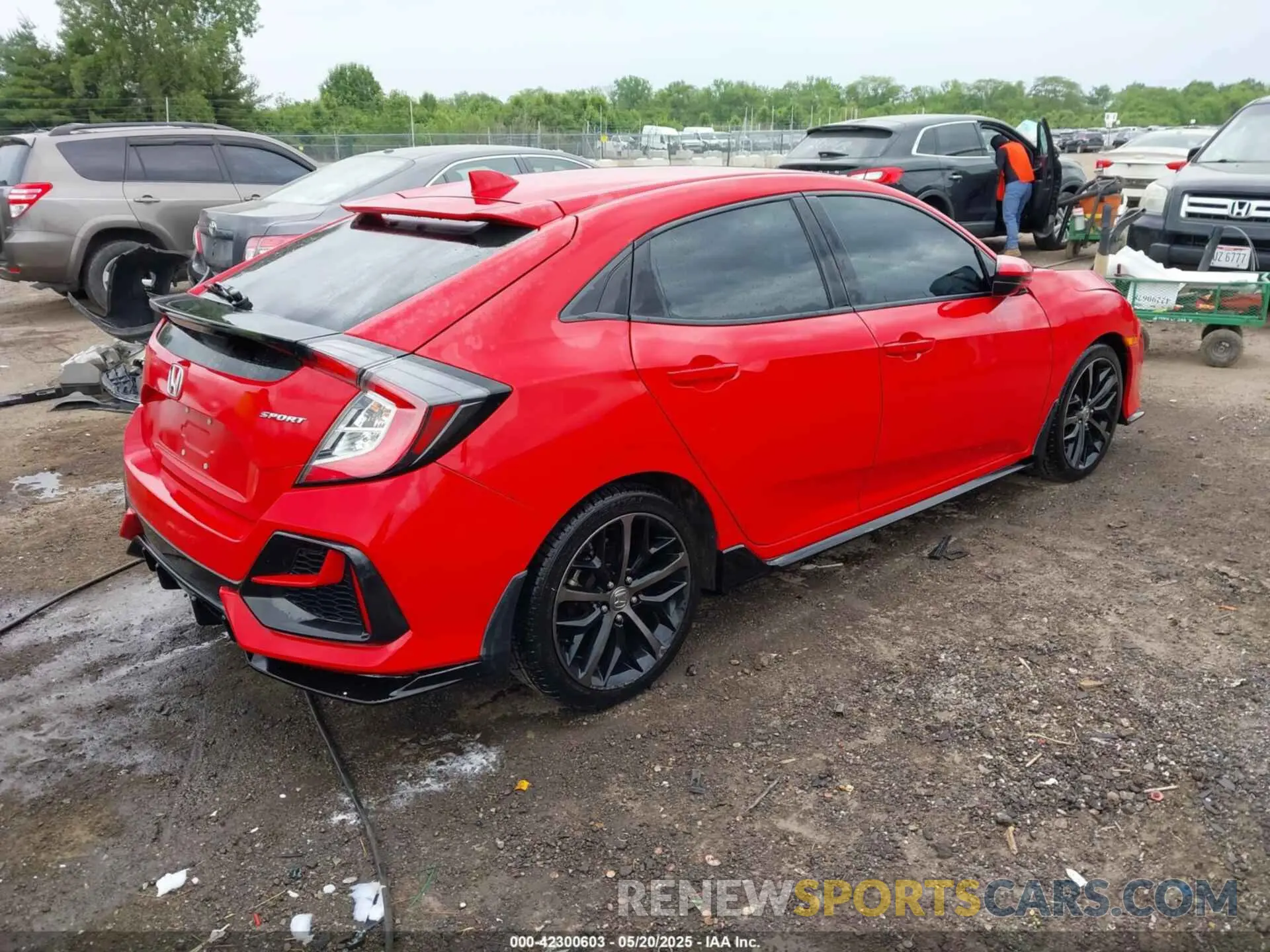 4 Photograph of a damaged car SHHFK7H43LU222931 HONDA CIVIC 2020