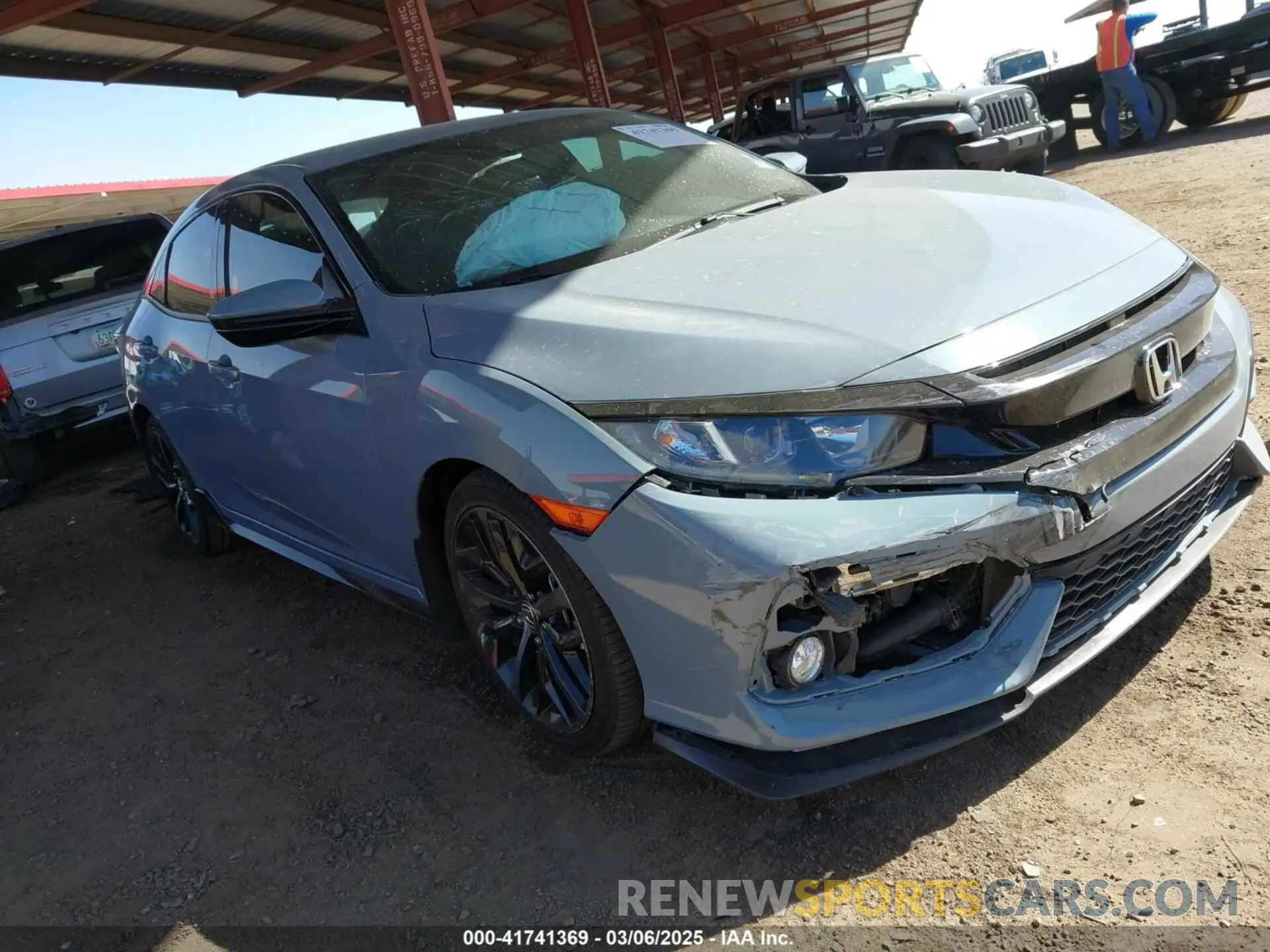 1 Фотография поврежденного автомобиля SHHFK7H44LU220198 HONDA CIVIC 2020
