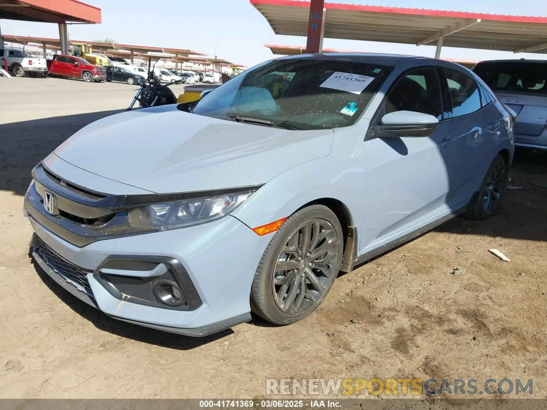 2 Фотография поврежденного автомобиля SHHFK7H44LU220198 HONDA CIVIC 2020