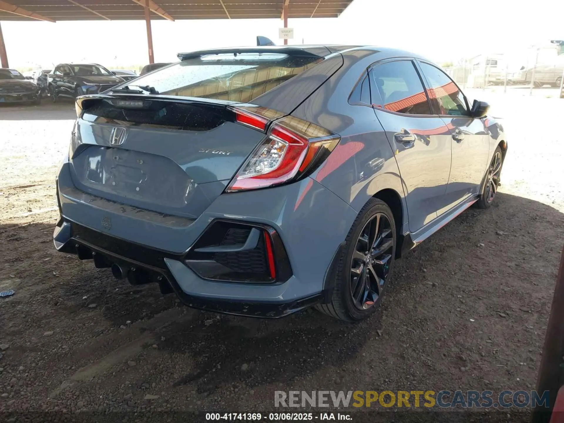 4 Фотография поврежденного автомобиля SHHFK7H44LU220198 HONDA CIVIC 2020