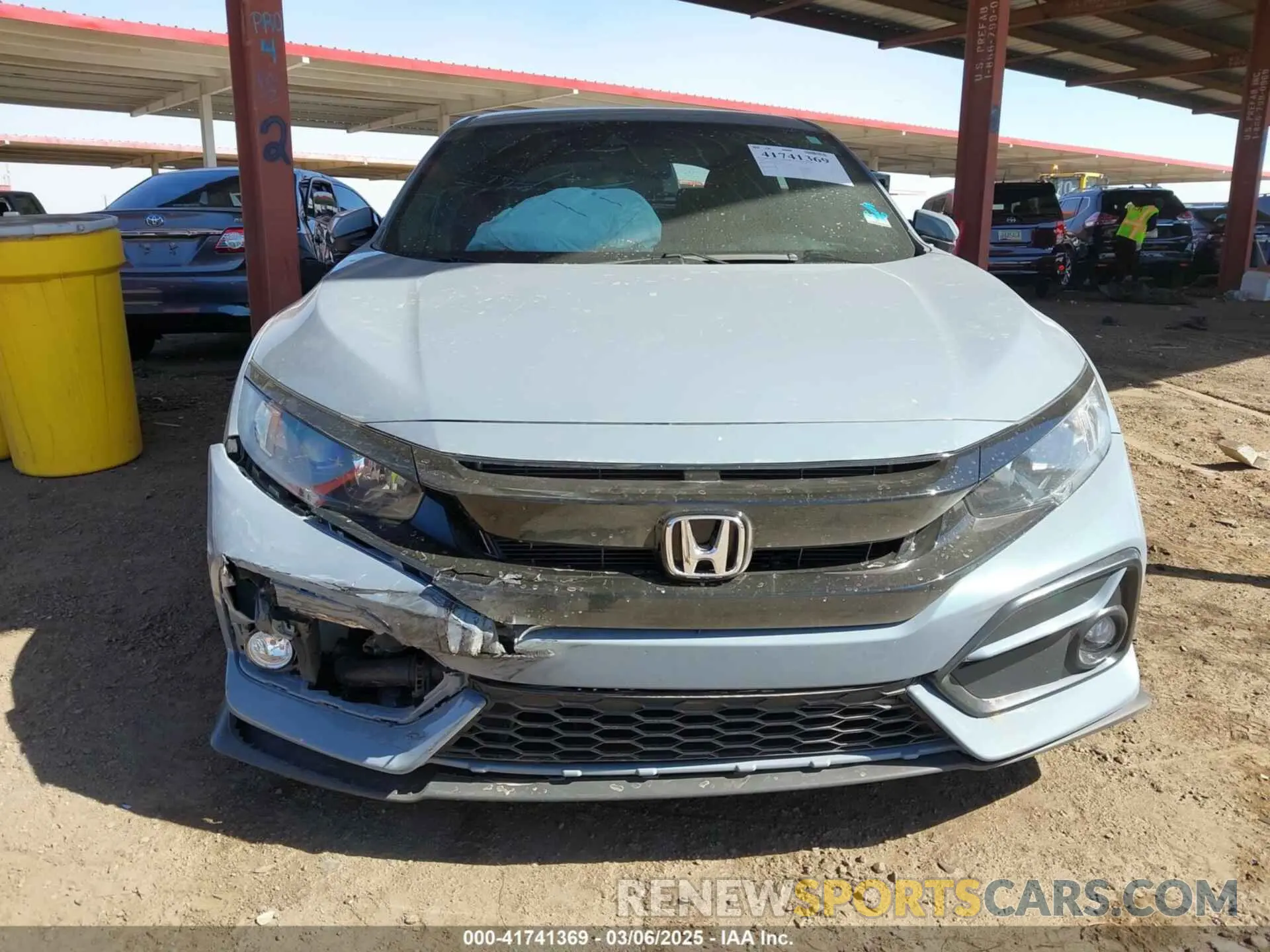 6 Фотография поврежденного автомобиля SHHFK7H44LU220198 HONDA CIVIC 2020