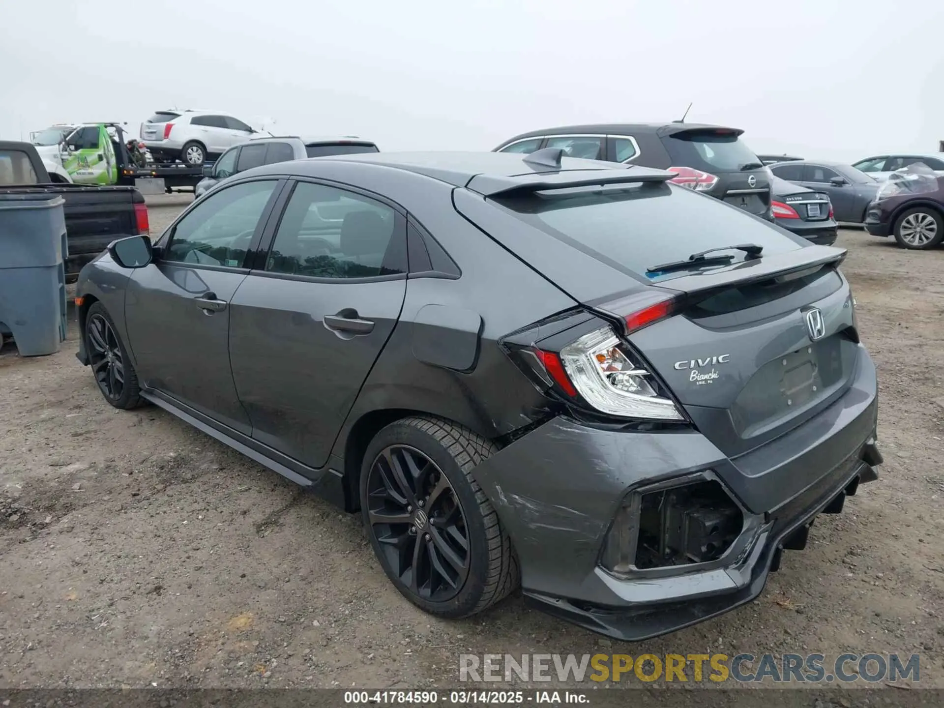 3 Photograph of a damaged car SHHFK7H45LU410849 HONDA CIVIC 2020