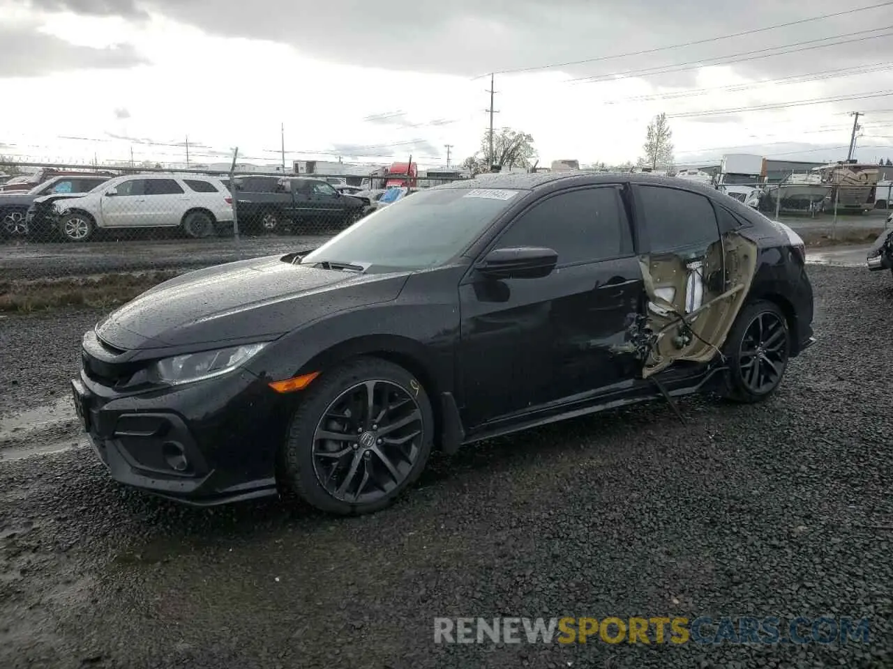 1 Photograph of a damaged car SHHFK7H48LU418363 HONDA CIVIC 2020