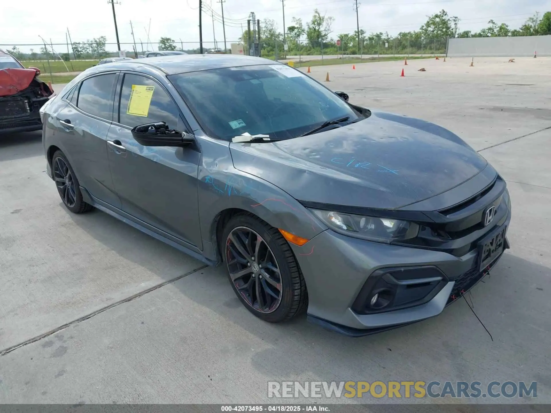 1 Photograph of a damaged car SHHFK7H49LU212257 HONDA CIVIC 2020