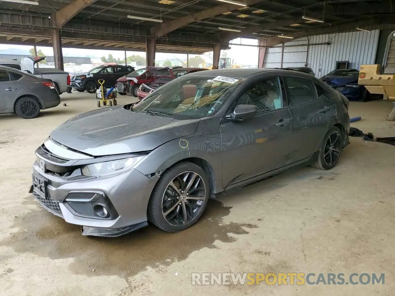 1 Photograph of a damaged car SHHFK7H49LU415939 HONDA CIVIC 2020