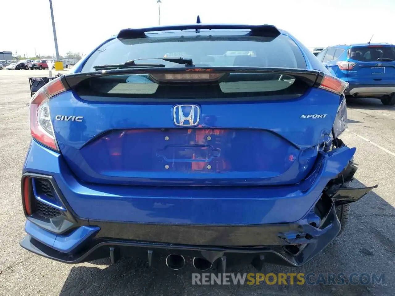6 Photograph of a damaged car SHHFK7H4XLU201462 HONDA CIVIC 2020