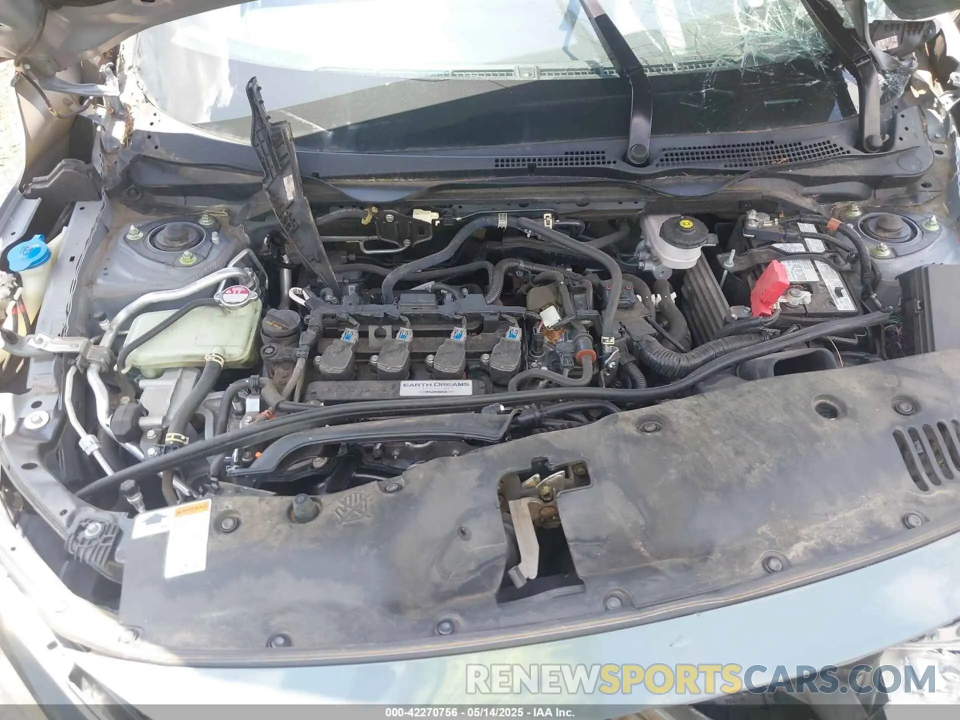 10 Фотография поврежденного автомобиля SHHFK7H4XLU208945 HONDA CIVIC 2020