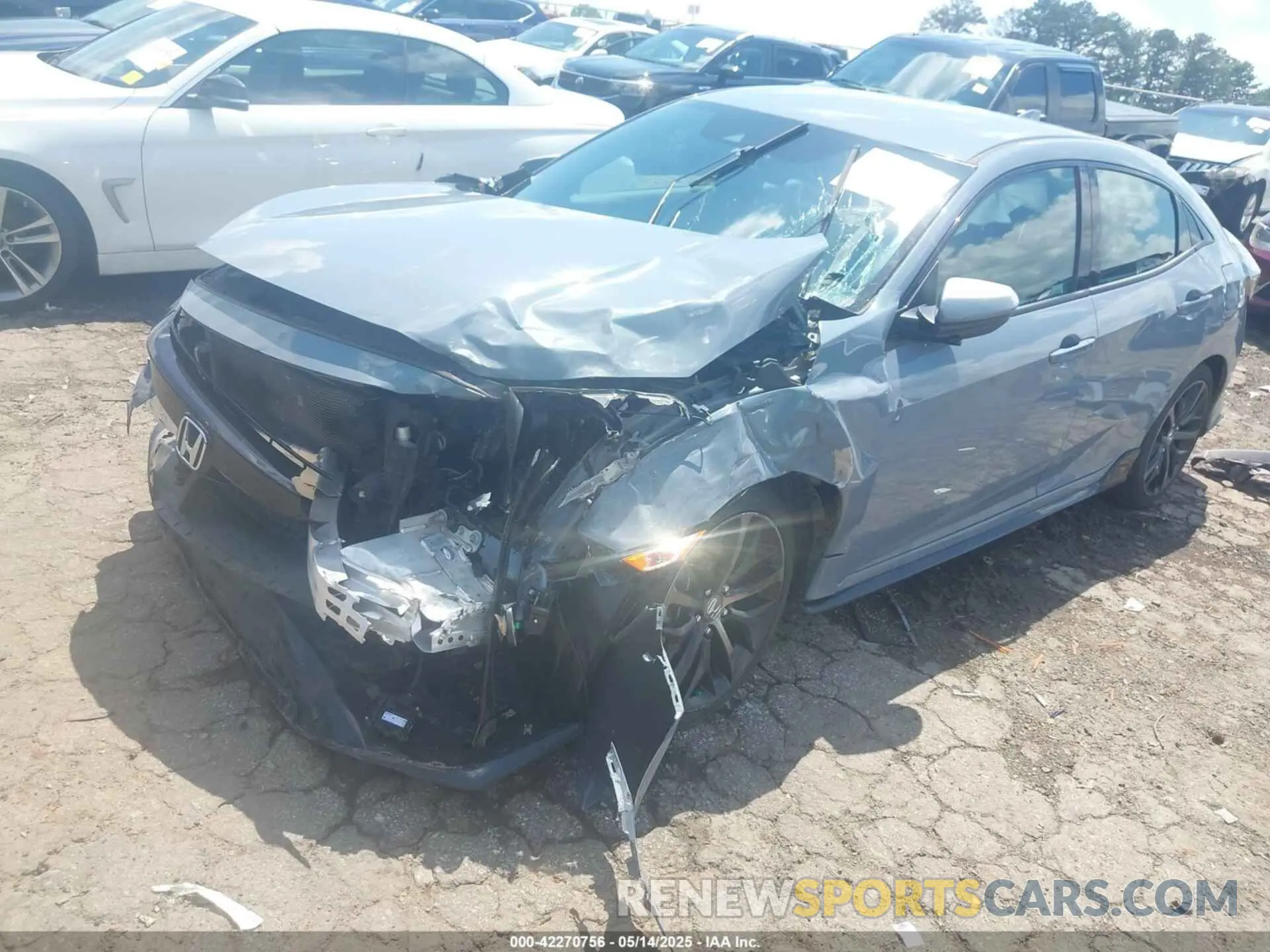 2 Фотография поврежденного автомобиля SHHFK7H4XLU208945 HONDA CIVIC 2020