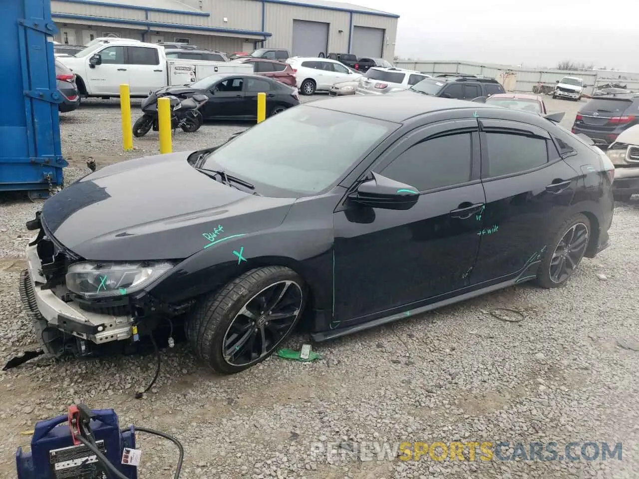 1 Photograph of a damaged car SHHFK7H4XLU218584 HONDA CIVIC 2020