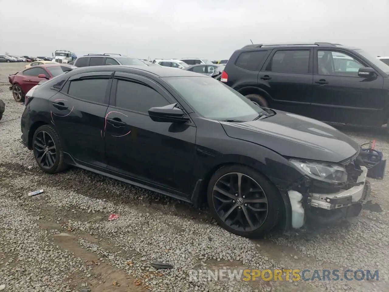 4 Photograph of a damaged car SHHFK7H4XLU218584 HONDA CIVIC 2020