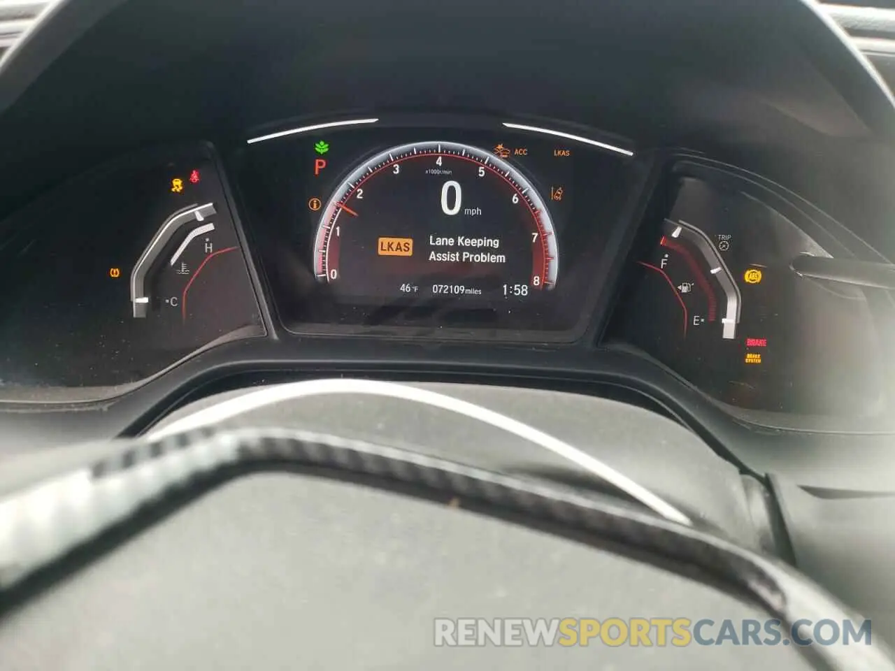 9 Photograph of a damaged car SHHFK7H4XLU218584 HONDA CIVIC 2020
