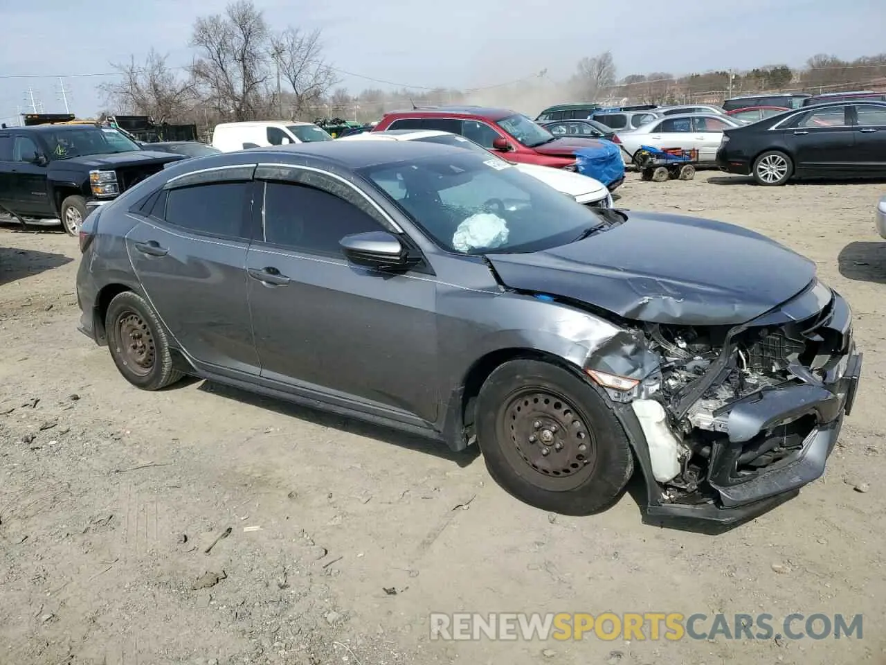 4 Photograph of a damaged car SHHFK7H4XLU417697 HONDA CIVIC 2020