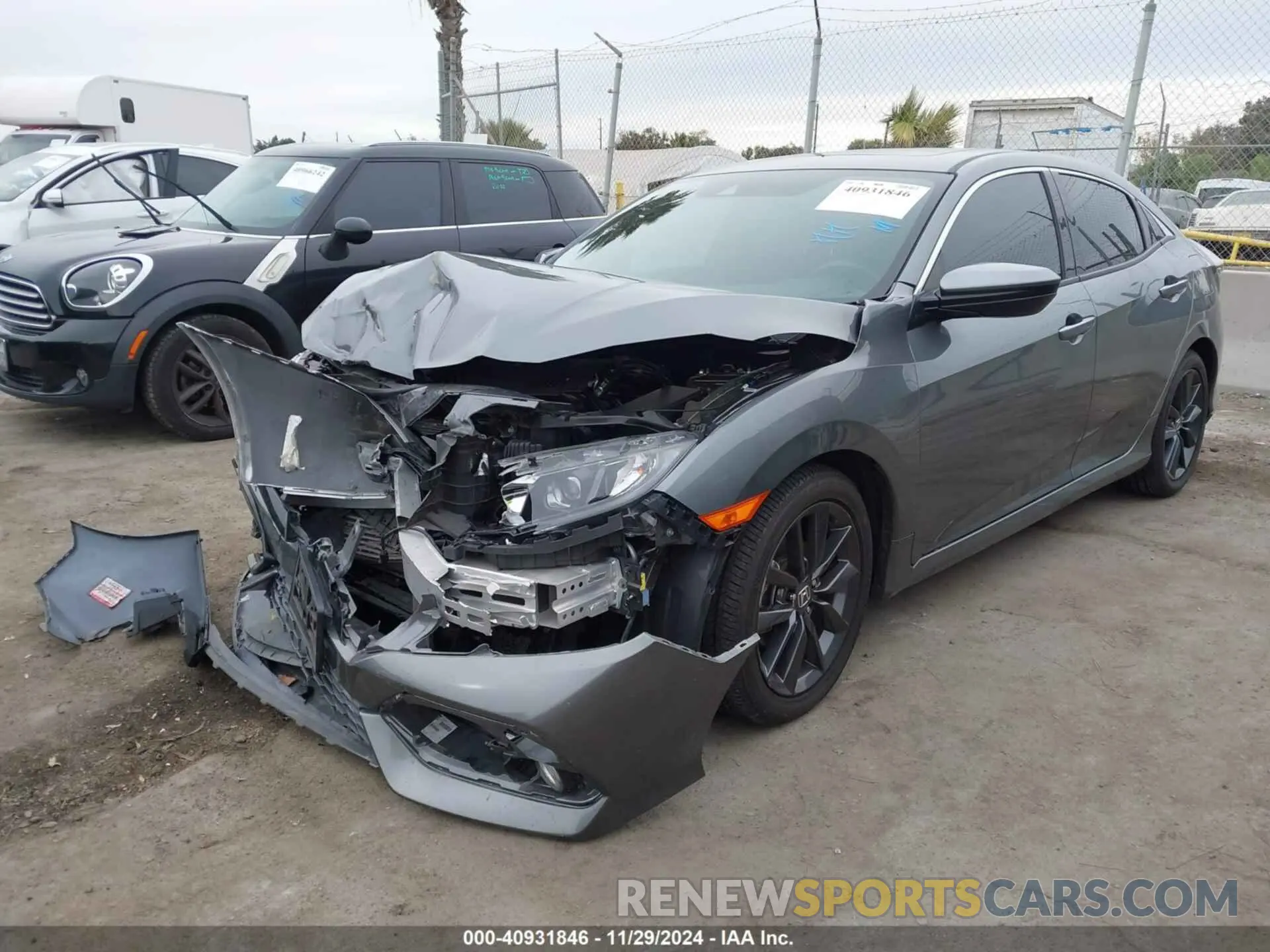 2 Photograph of a damaged car SHHFK7H62LU418201 HONDA CIVIC 2020