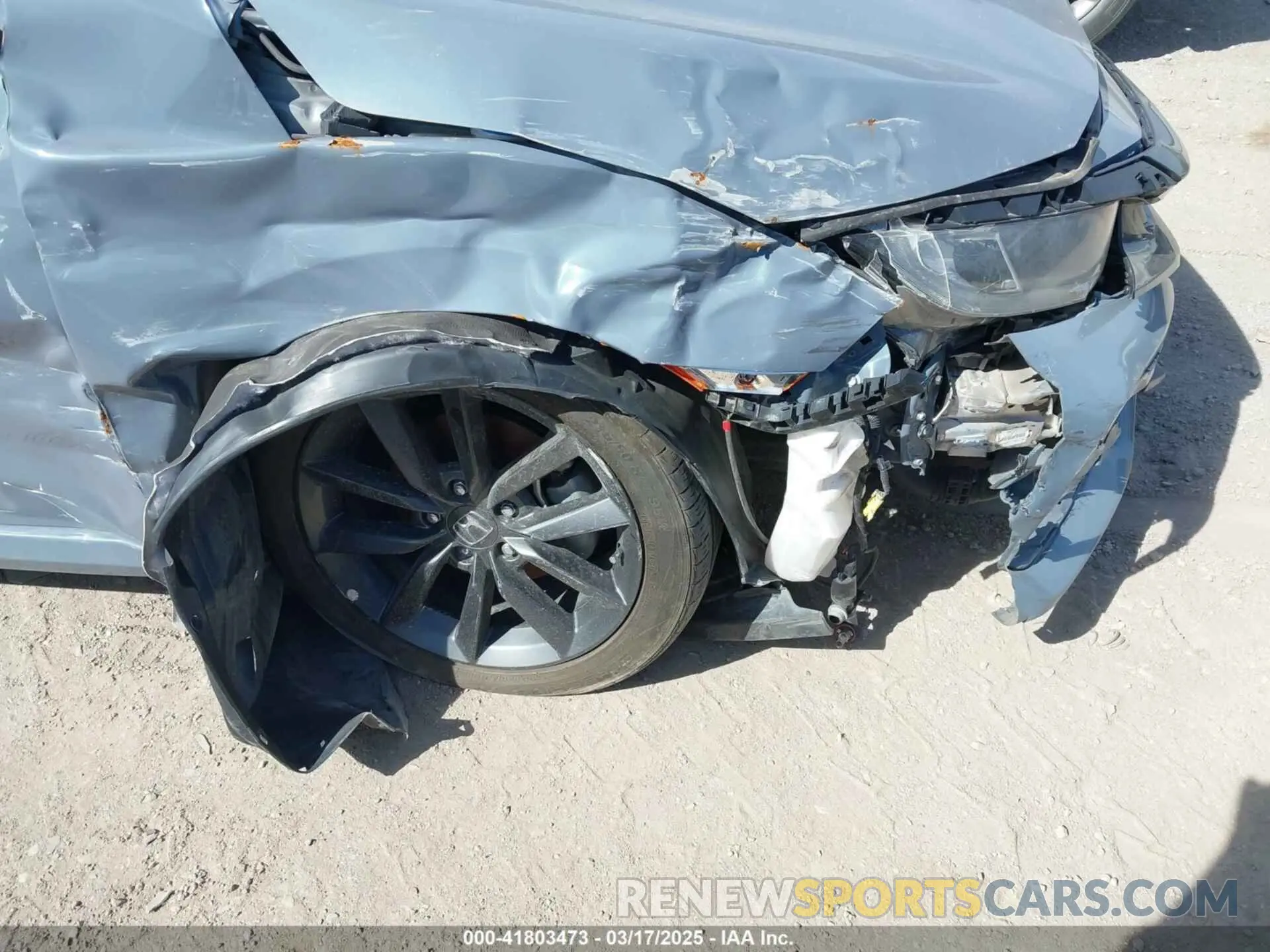 1 Photograph of a damaged car SHHFK7H65LU218901 HONDA CIVIC 2020