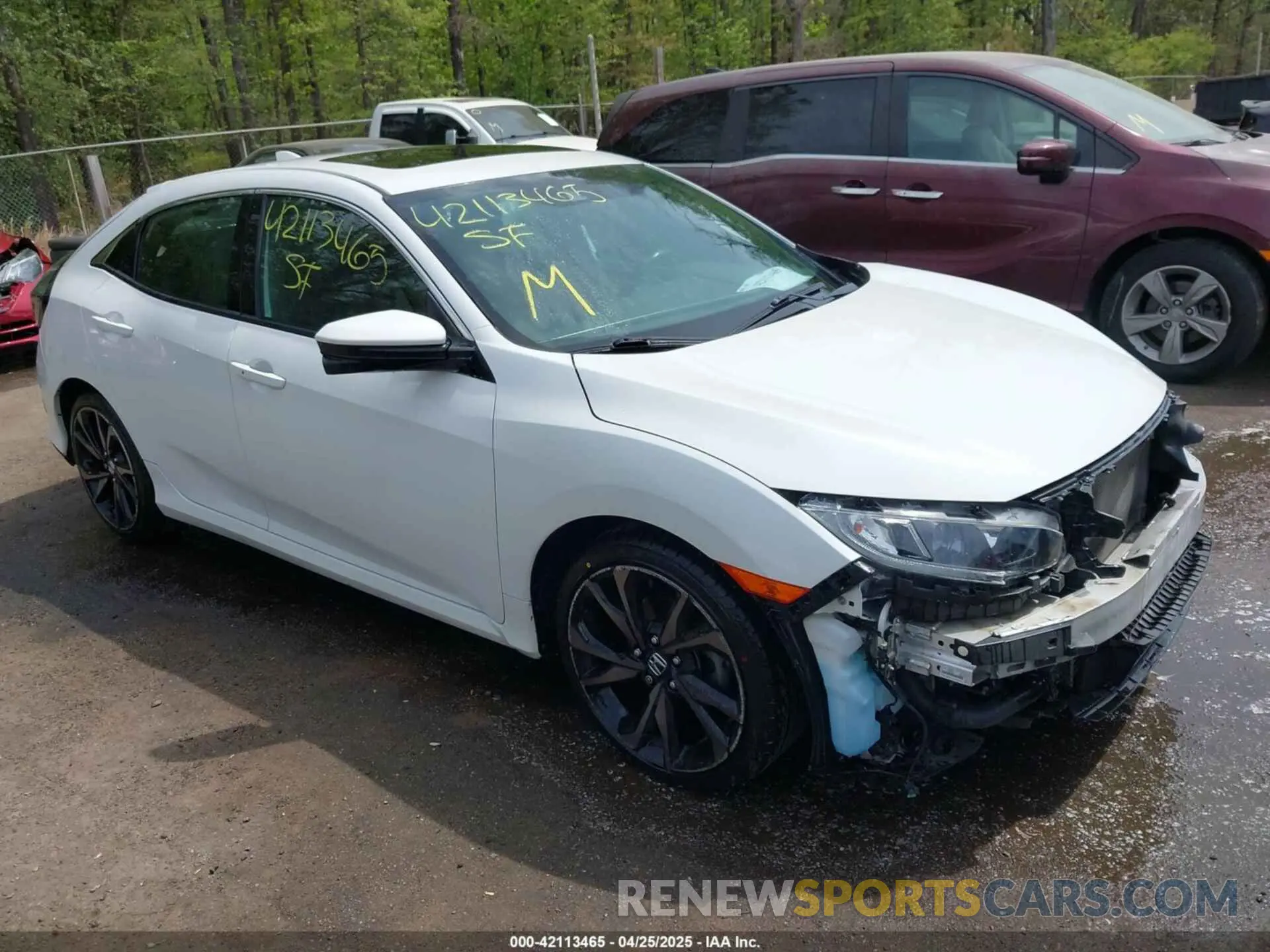 1 Photograph of a damaged car SHHFK7H66LU416404 HONDA CIVIC 2020