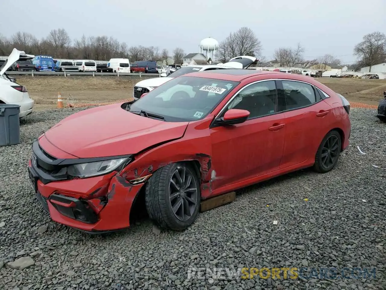 1 Photograph of a damaged car SHHFK7H67LU208211 HONDA CIVIC 2020