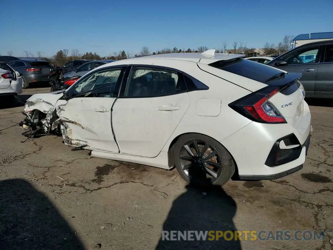 2 Фотография поврежденного автомобиля SHHFK7H81LU402282 HONDA CIVIC 2020