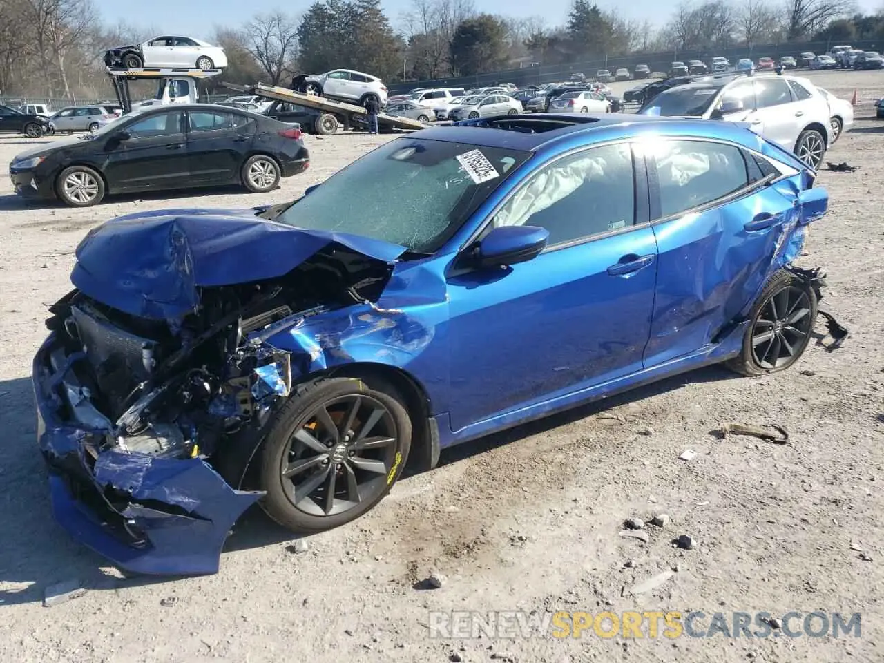 1 Photograph of a damaged car SHHFK7H82LU211583 HONDA CIVIC 2020