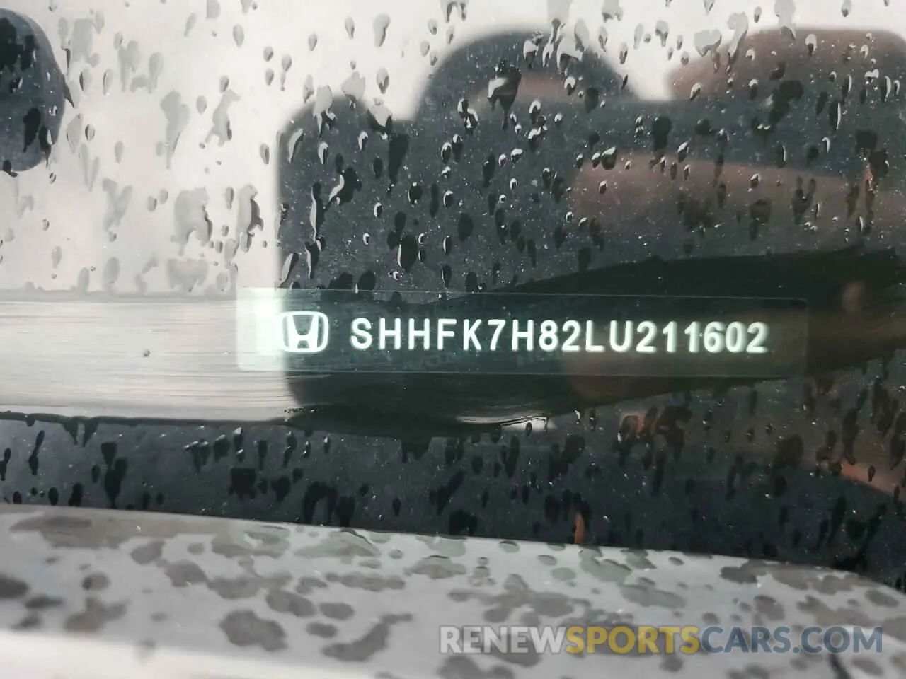 14 Photograph of a damaged car SHHFK7H82LU211602 HONDA CIVIC 2020