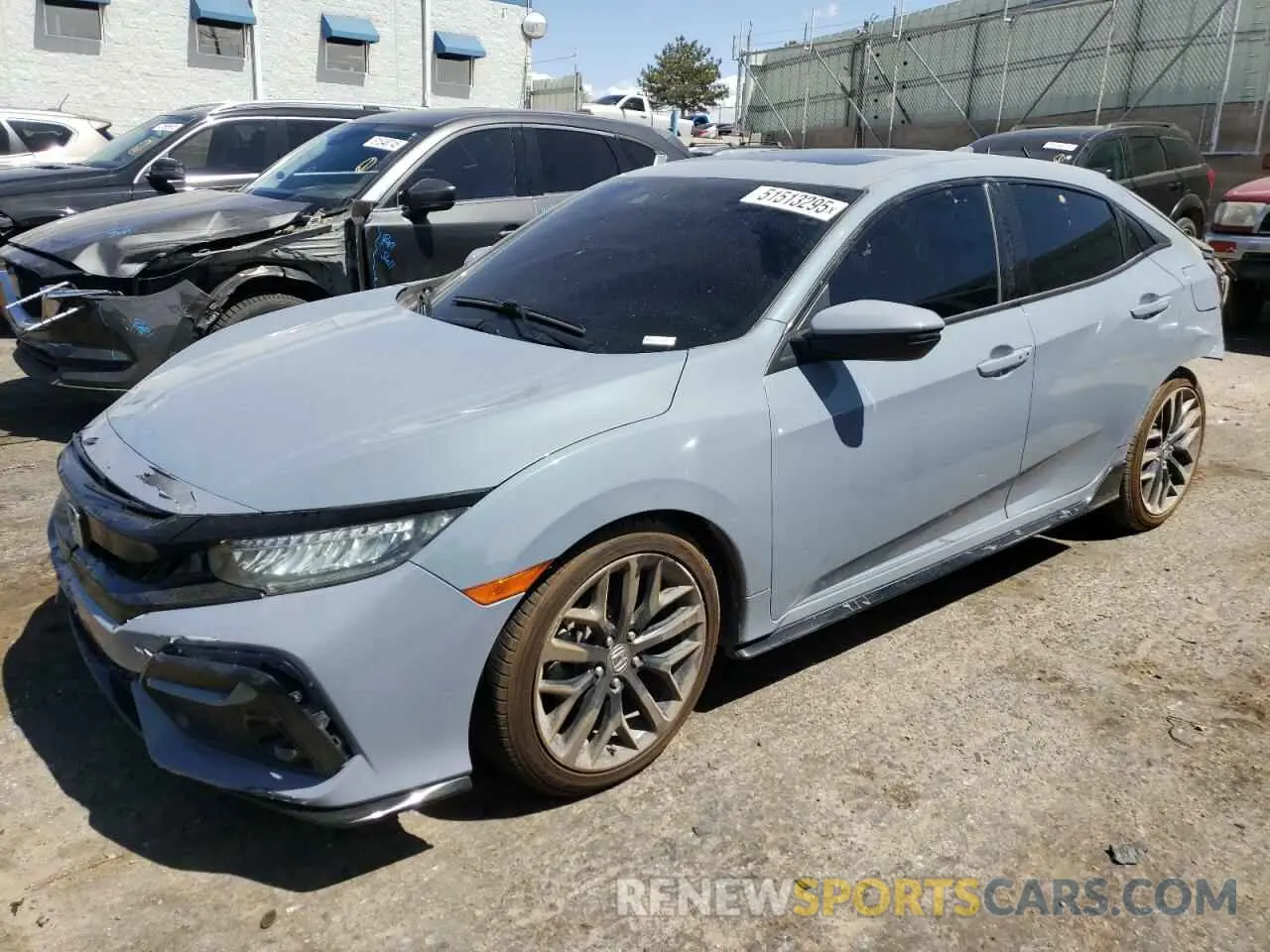 1 Photograph of a damaged car SHHFK7H9XLU208052 HONDA CIVIC 2020