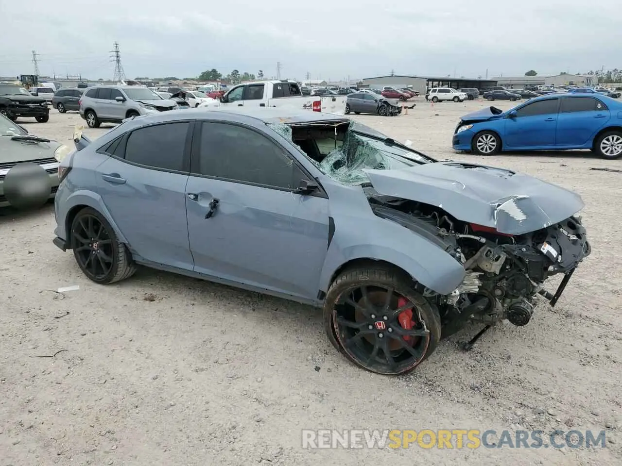 4 Фотография поврежденного автомобиля SHHFK8G78LU200408 HONDA CIVIC 2020