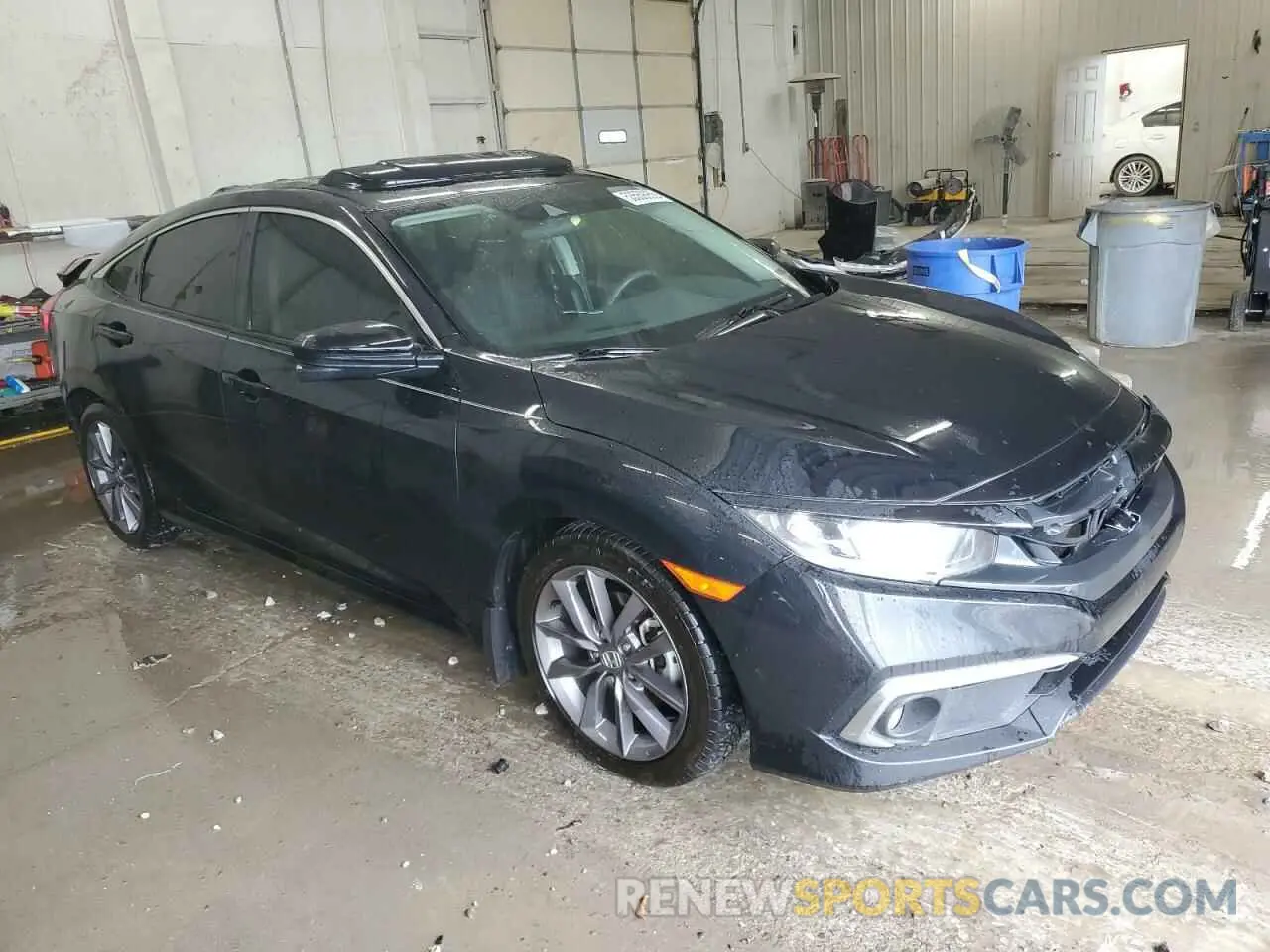 4 Фотография поврежденного автомобиля 19XFC1F30ME004572 HONDA CIVIC 2021
