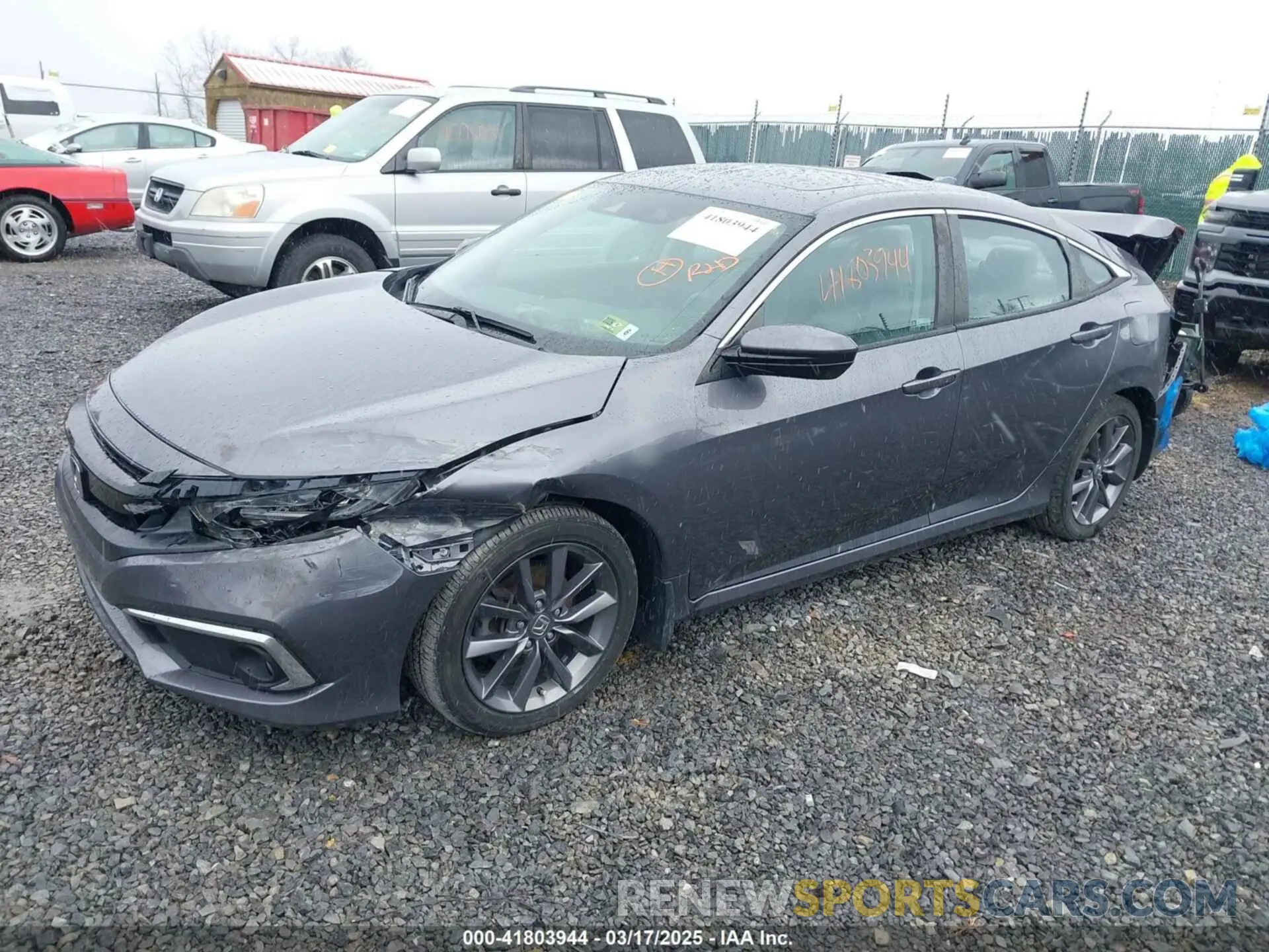 2 Photograph of a damaged car 19XFC1F30ME012509 HONDA CIVIC 2021