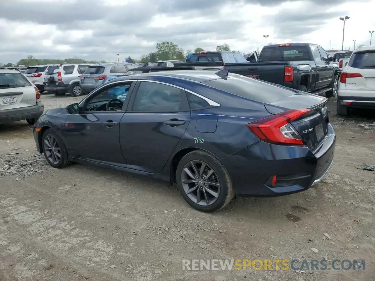 2 Фотография поврежденного автомобиля 19XFC1F30ME205095 HONDA CIVIC 2021