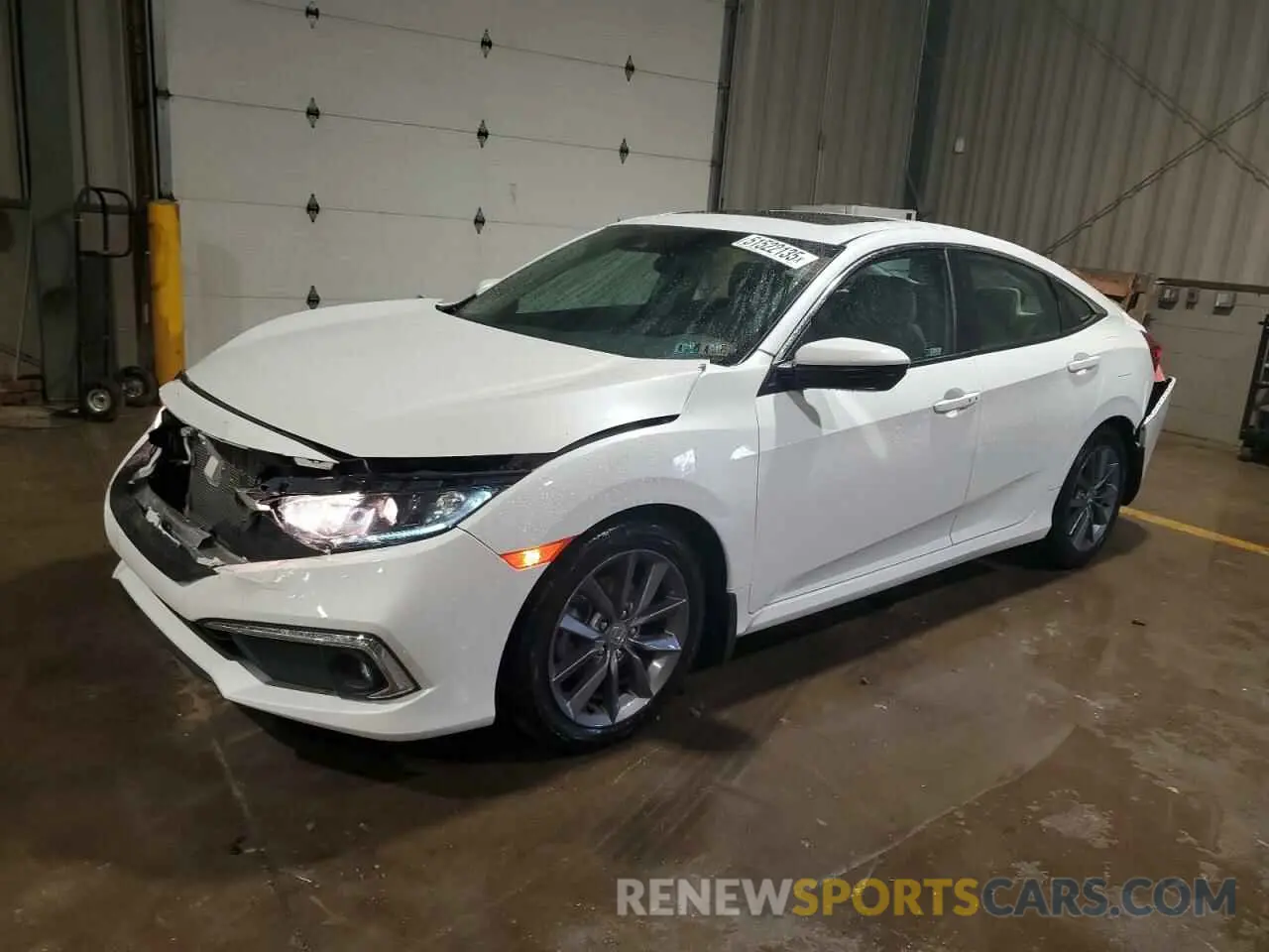 1 Photograph of a damaged car 19XFC1F30ME205632 HONDA CIVIC 2021