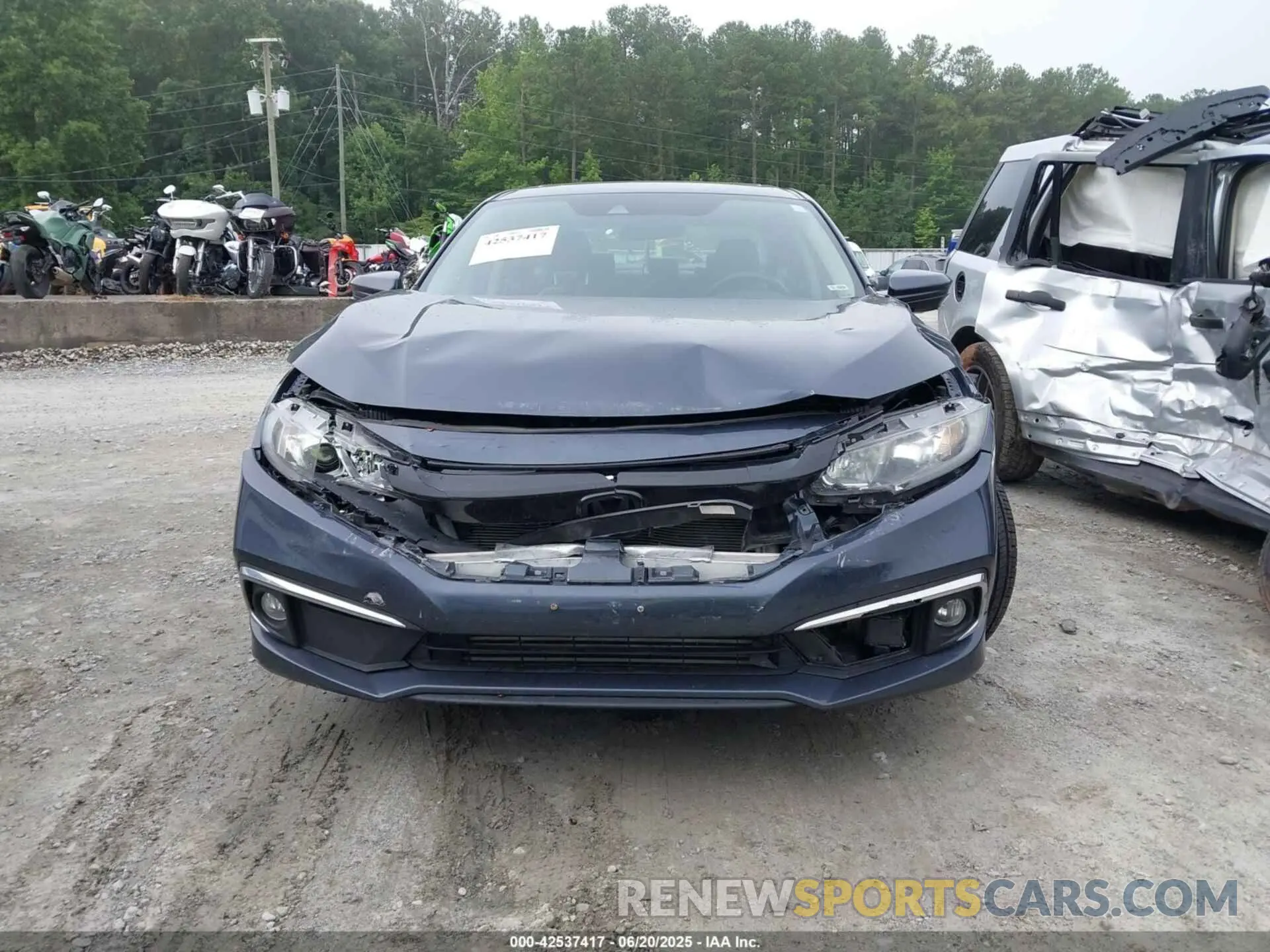 13 Photograph of a damaged car 19XFC1F30ME206702 HONDA CIVIC 2021